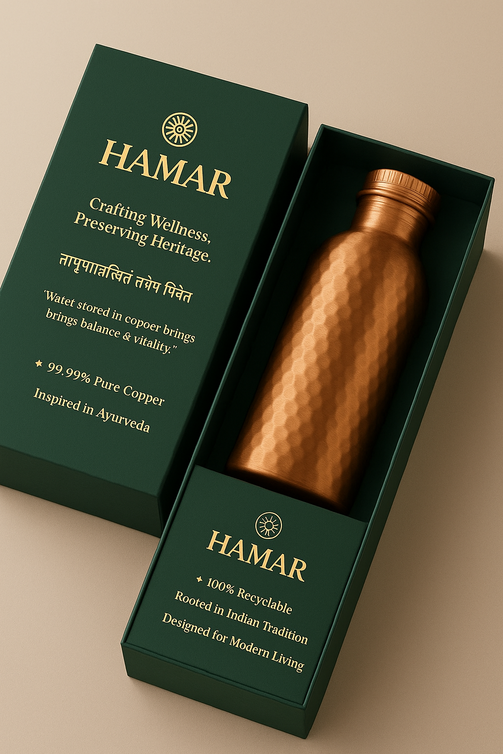 HAMAR Copper Bottle